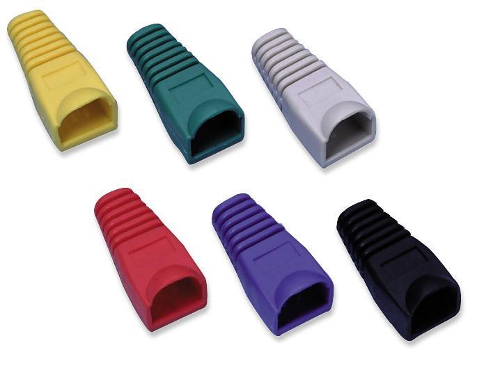 Copriconnettore RJ45 6.2mm: Rosso Brillante INTELLINET - immagine 3