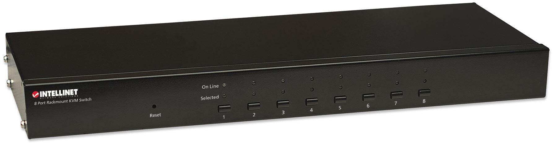 Switch KVM 8 Porte Combo - USB e PS/2 con OSD INTELLINET - immagine 2
