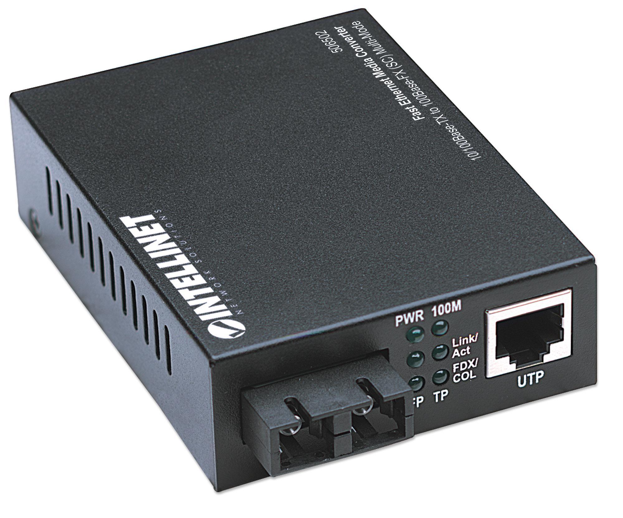 Convertitore RJ45 a Fibra SC: connessione veloce e affidabile INTELLINET - immagine 3