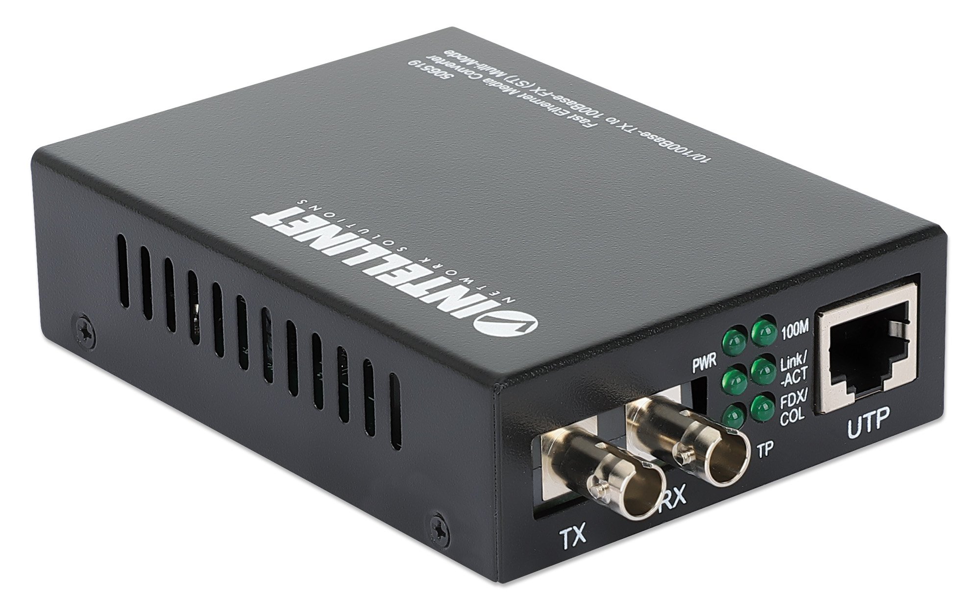 Convertitore RJ45 Fibra ST 100Base-TX INTELLINET - immagine 2