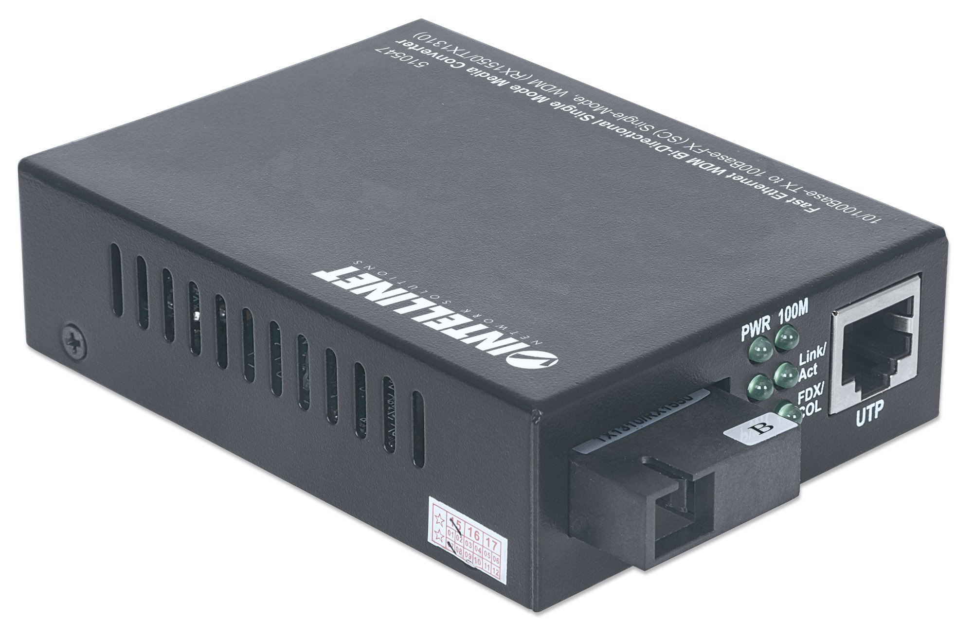 Convertitore per Supporti WDM RX1550/TX1310 Fast Ethernet Fibra INTELLINET - immagine 3