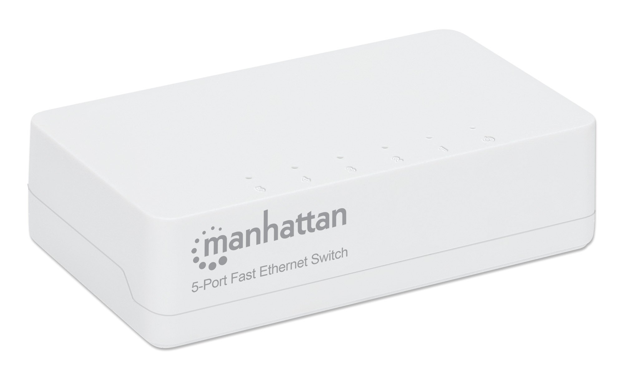 Hub Switch Office: 5 Porte Fast Ethernet 10/100 Mbps MANHATTAN - immagine 3