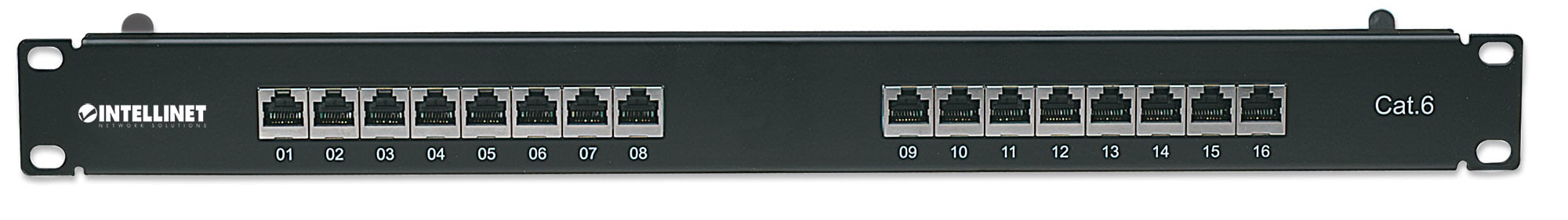 Pannello Patch STP 16 RJ45 Cat. 6 - Connessione Veloce INTELLINET - immagine 3