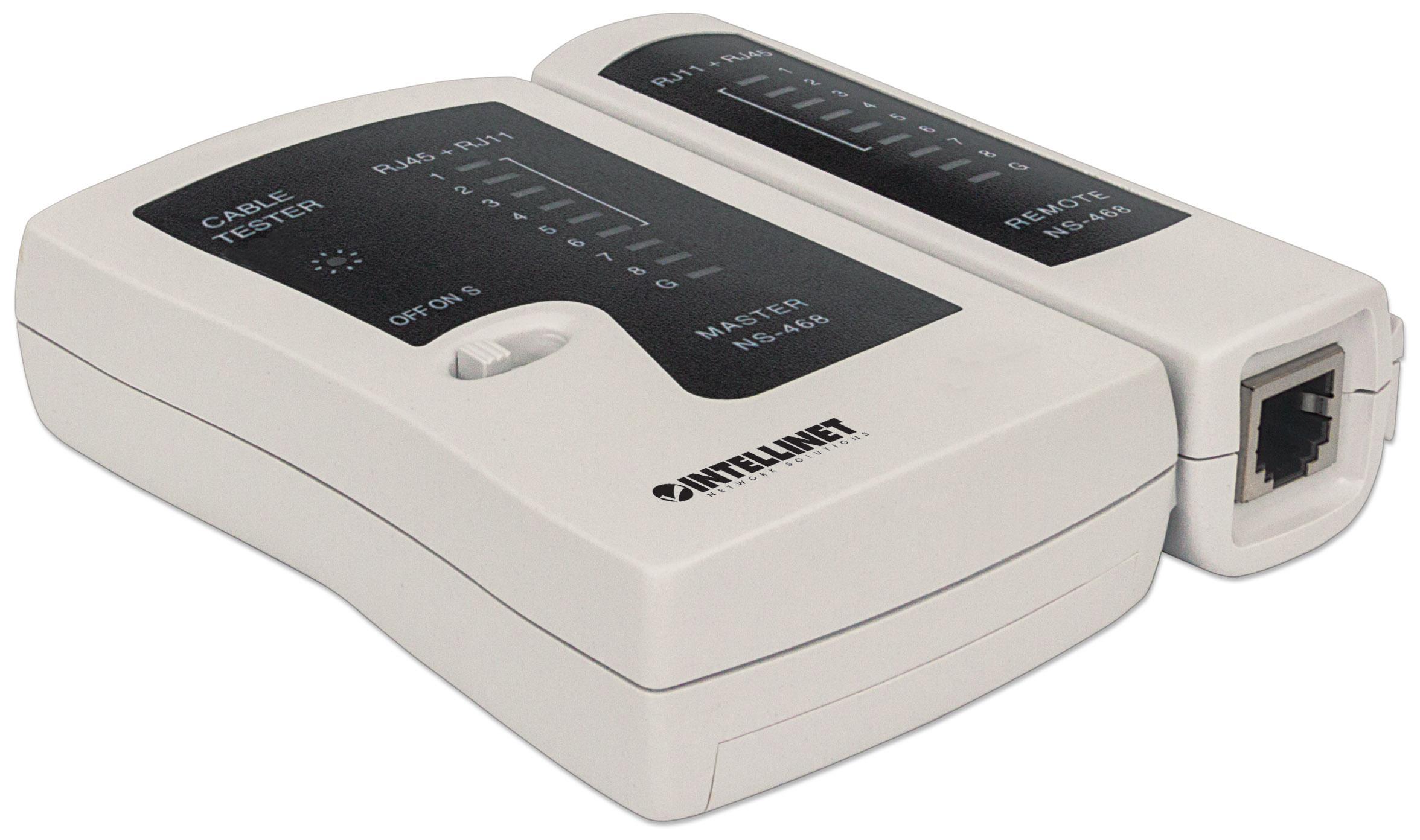 Tester di Rete RJ11/12 & RJ45: verifica la connettività dei cavi INTELLINET - immagine 3