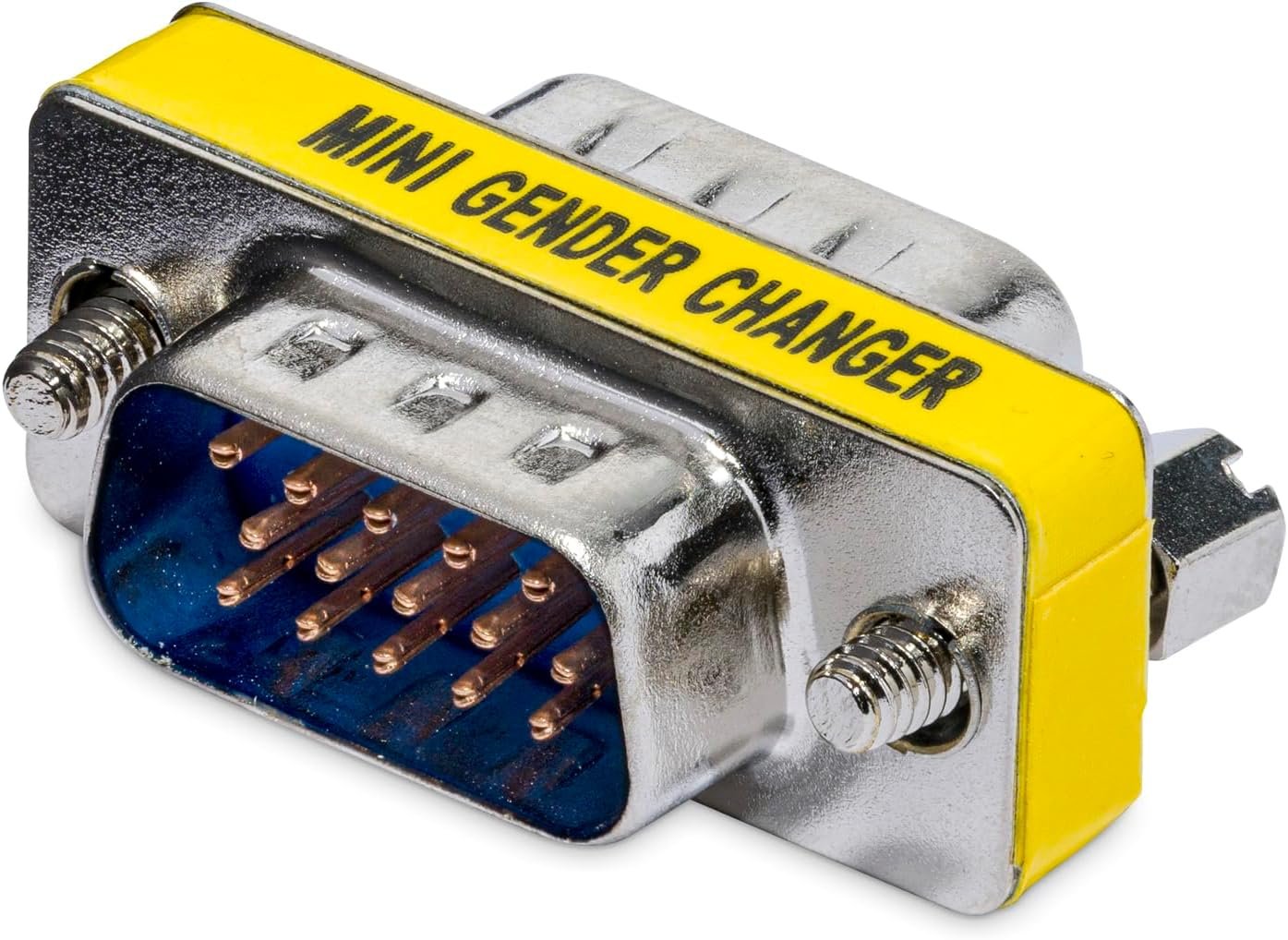 Adattatore VGA Mini Gender Changer M/M - 15 Pin HD MANHATTAN - immagine 3