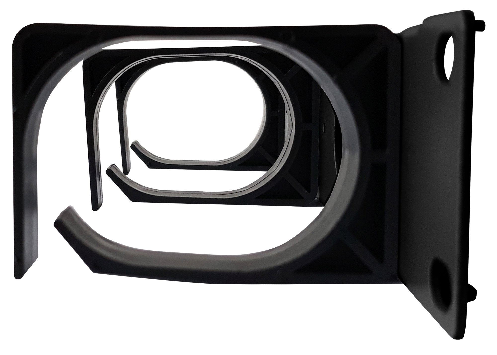 Pannello Passacavi Nero 1U per Armadio 10'' TECHLY PROFESSIONAL - immagine 3