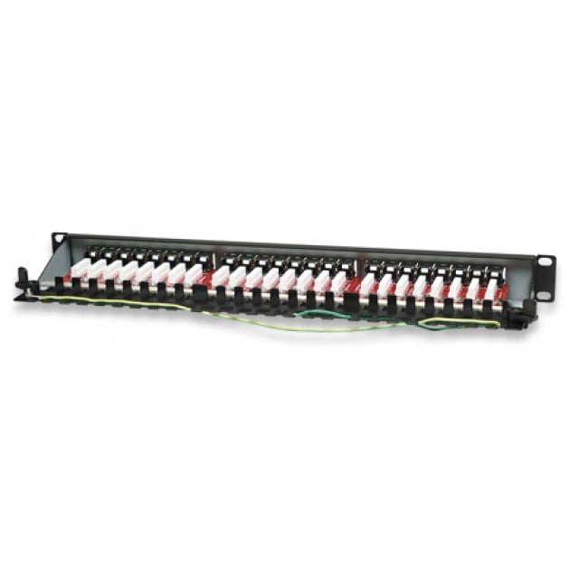 Pannello Patch STP 24 Porte RJ45 Cat. 6A INTELLINET - immagine 3