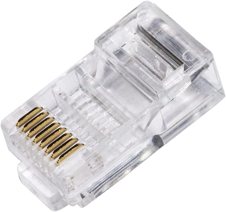 Plug Telefonico Rotondo 8 Poli: Connettore 501798 INTELLINET - immagine 2