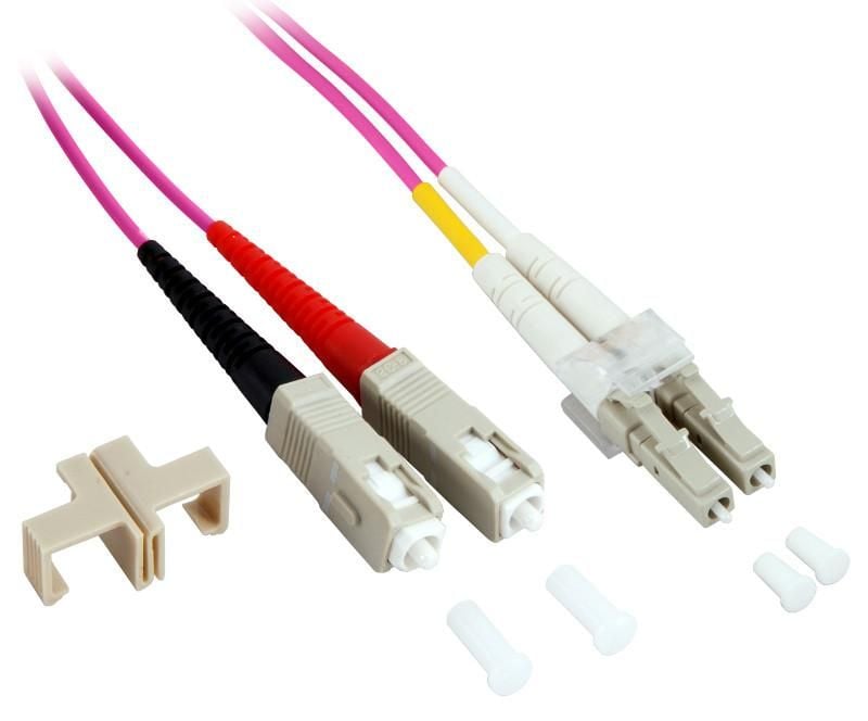 Cavo Fibra Ottica Multimodale OM4 SC/LC 15m: velocità e connettività top! TECHLY PROFESSIONAL - immagine 3
