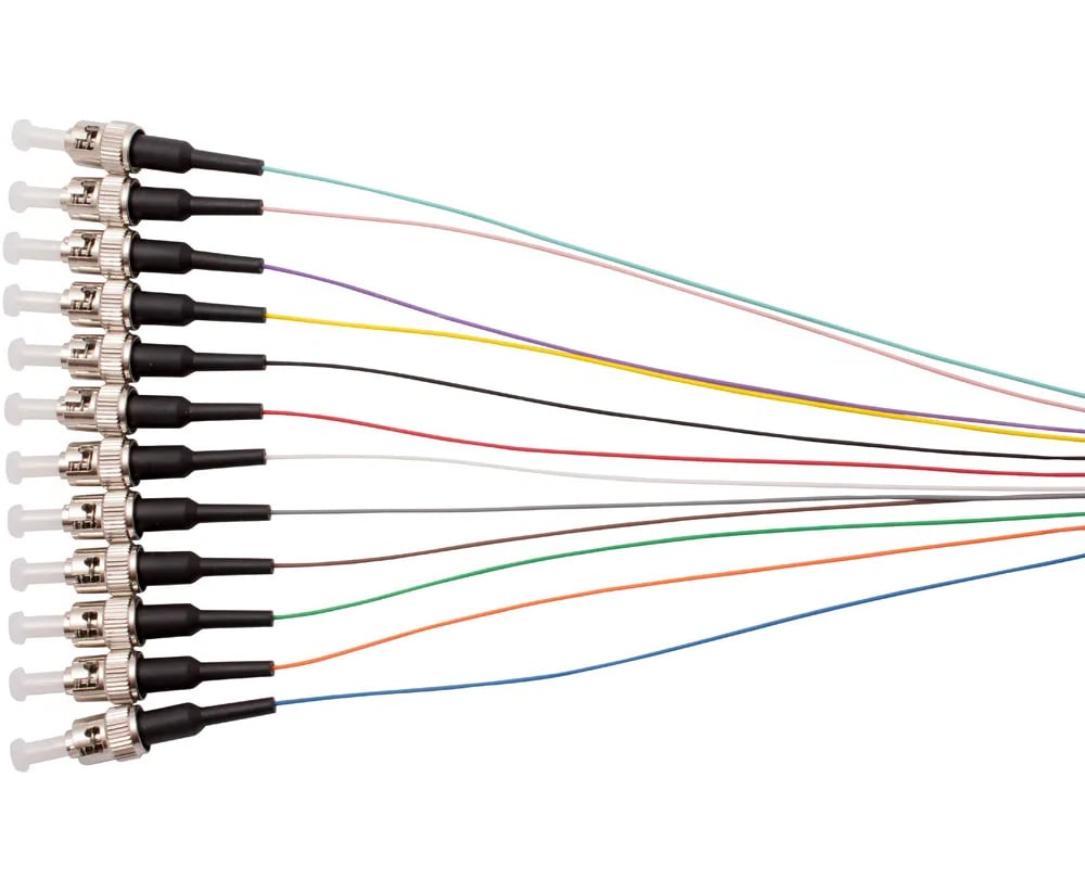 Kit Pigtail Fibra OM4 ST MM 2m - Set da 12 OEM - immagine 3