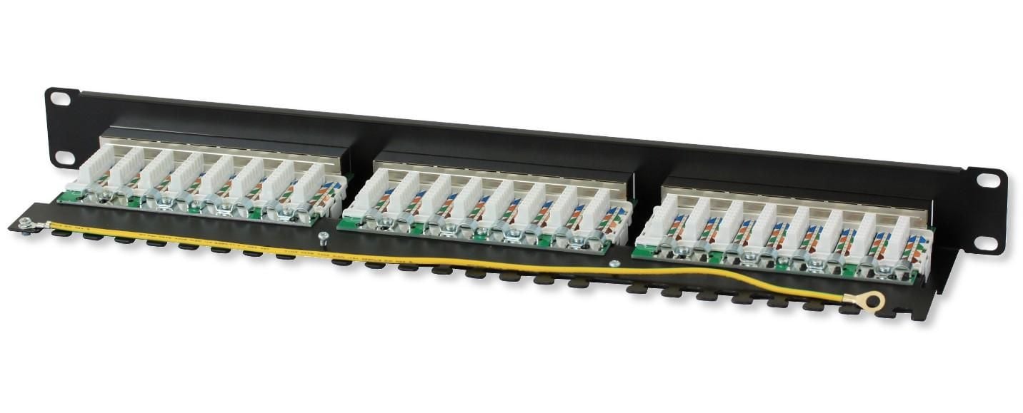 Pannello Patch STP 24 Posti RJ45 Cat.6 Techly TECHLY PROFESSIONAL - immagine 3