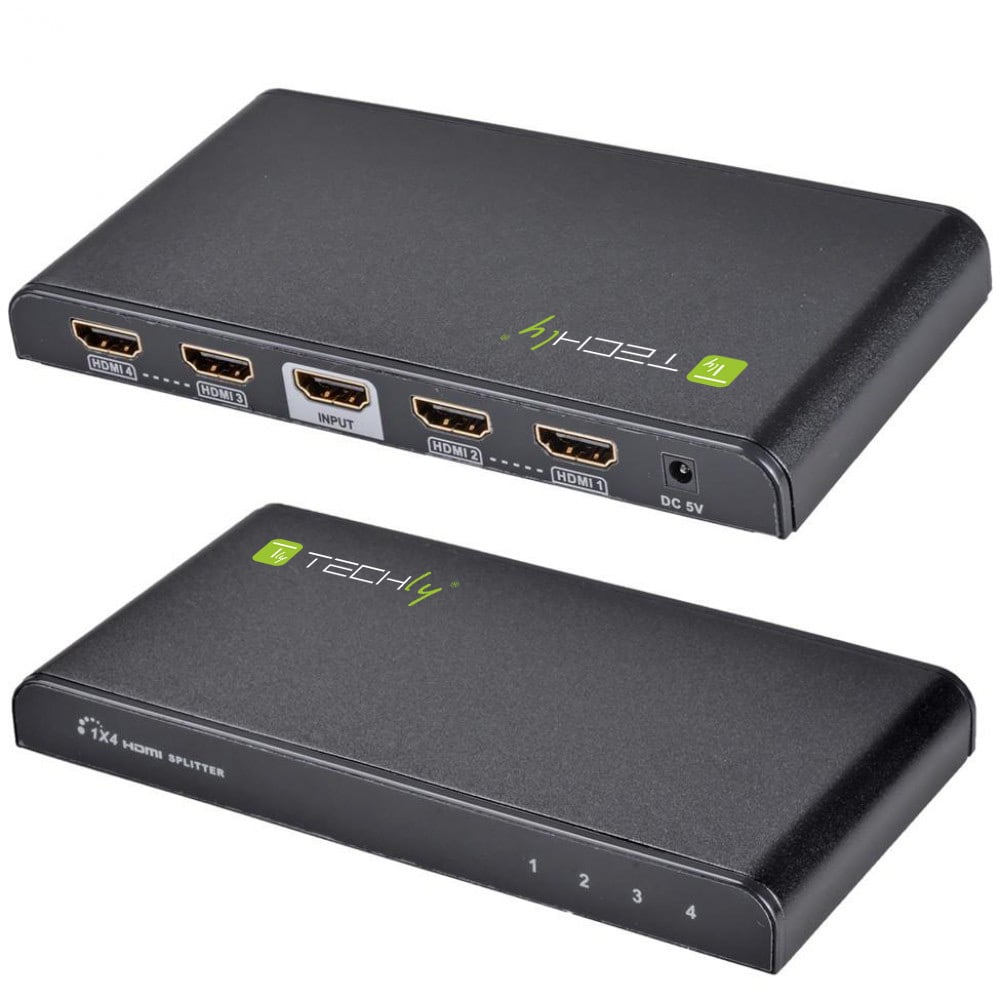 Splitter HDMI 4K UHD 3D 4 vie TECHLY - immagine 3