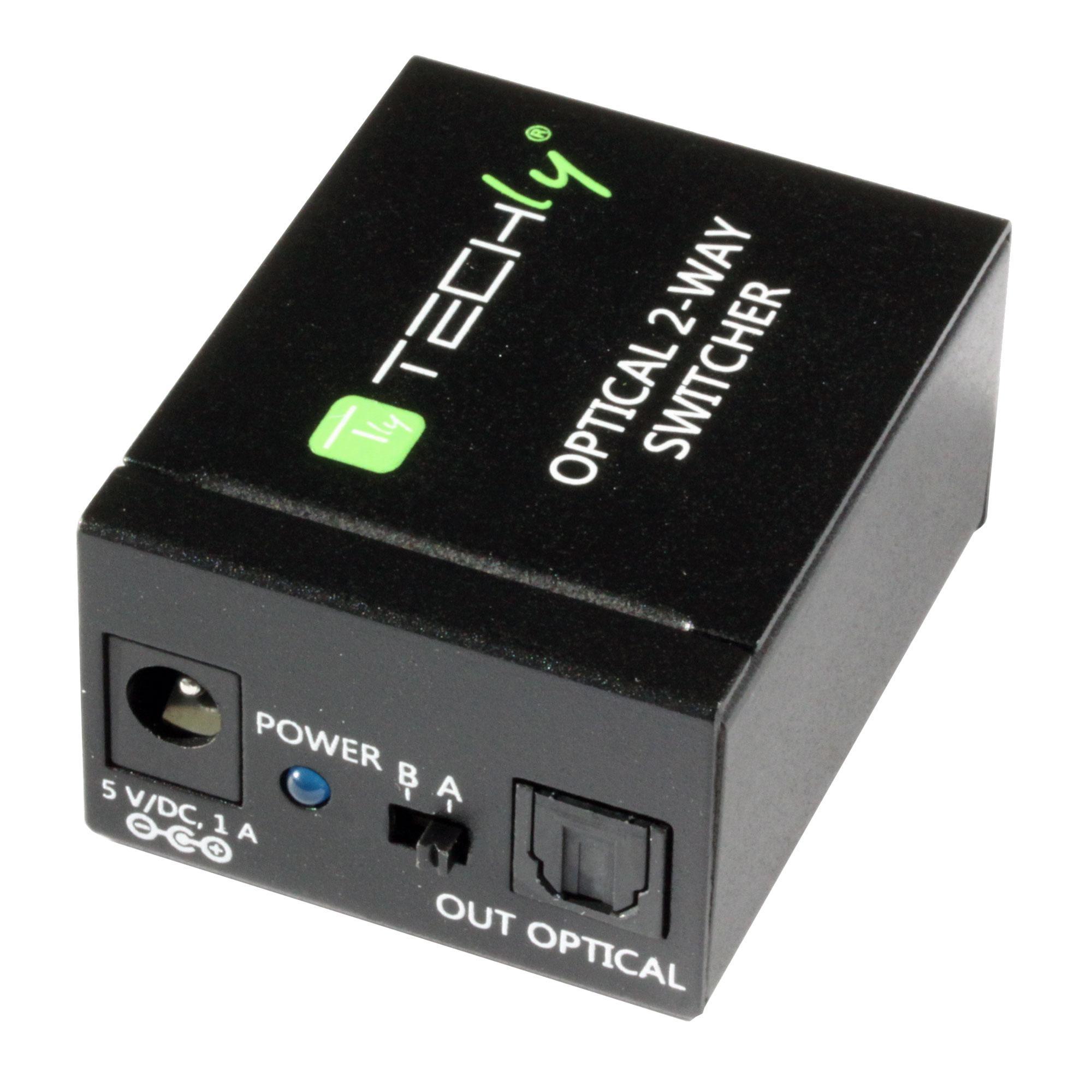 Switch Audio Toslink 2 Porte TECHLY - immagine 3