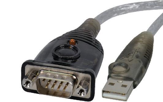 Convertitore Adattatore da USB a Seriale RS-232 con LED 33 cm, UC232A-AT ATEN - immagine 3