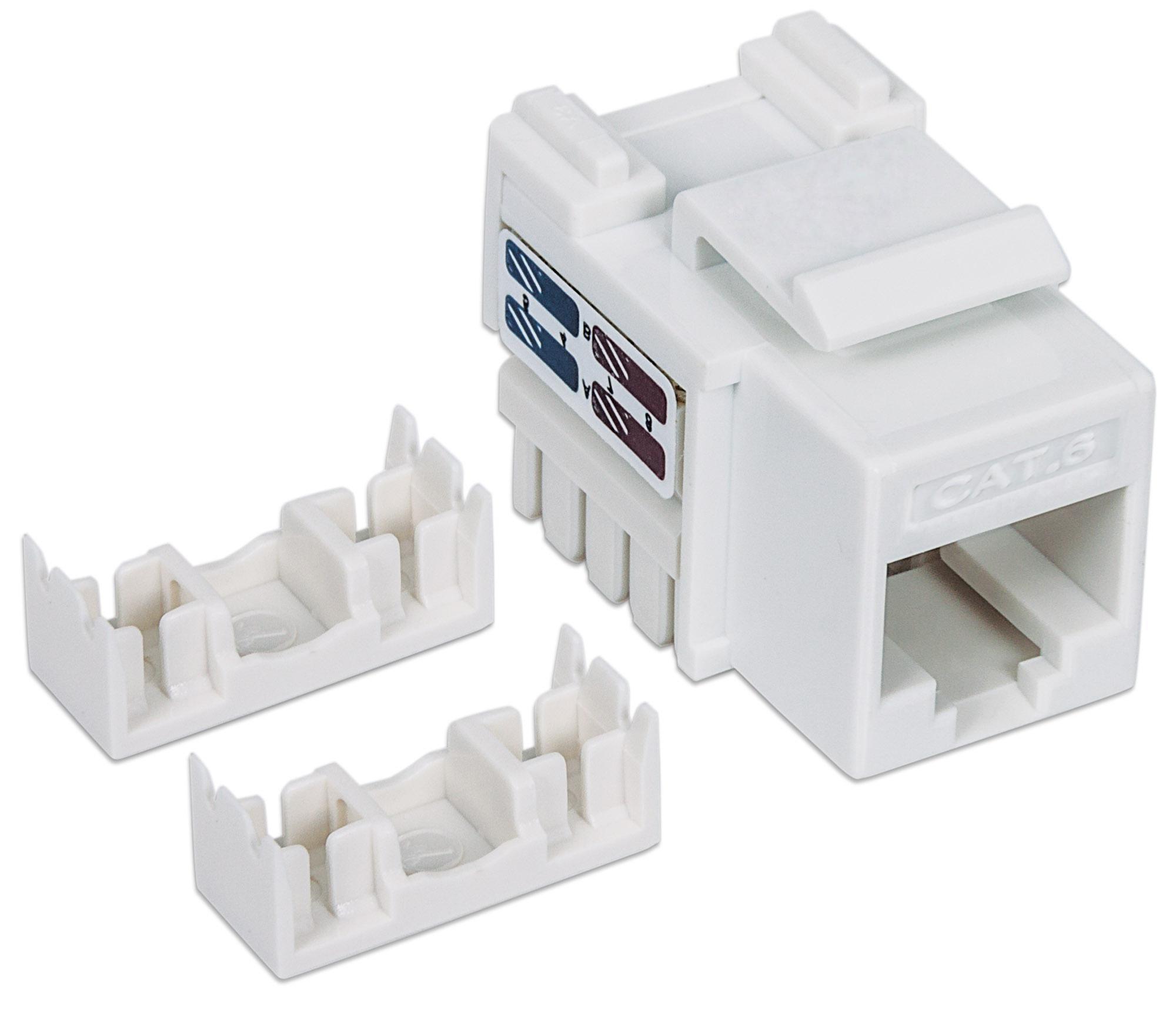 Keystone RJ45 Cat.6 UTP Bianco: il frutto della connettività INTELLINET - immagine 3