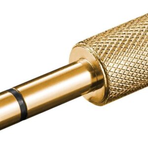 Adattatore audio stereo metallico da 6,35 mm a 3,5 mm GOOBAY