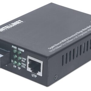 Media converter Gigabit Ethernet WDM Bidirezionale Single Mode RX1550/TX1310 INTELLINET