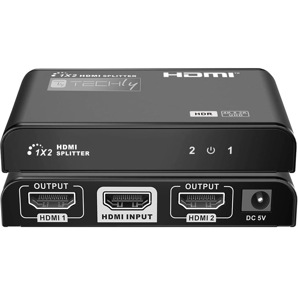 Splitter HDMI2.0 4K UHD 3D 2 vie TECHLY