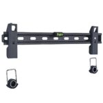 Staffa Muro Fissa Slim con Distanziali TV LED LCD 23-55'' Nero TECHLY