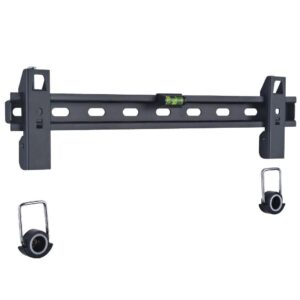 Staffa Muro Fissa Slim con Distanziali TV LED LCD 23-55'' Nero TECHLY