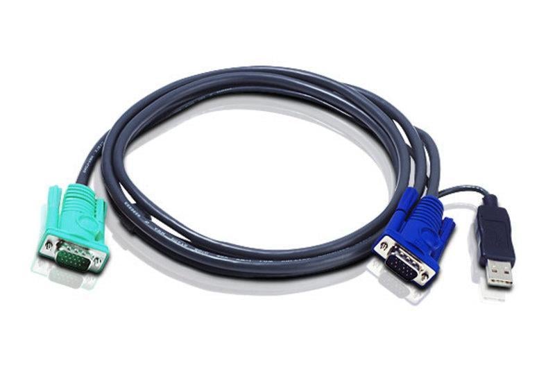 Cavo KVM 15 HD Poli + USB ATEN