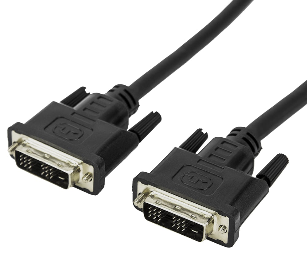 Cavo Monitor DVI Digitale M/M Single Link 1,8m (DVI-D) TECHLY