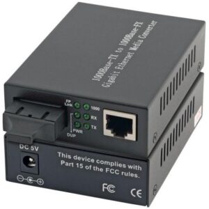Convertitore RJ45 / SC Gigabit Monomodale INTELLINET