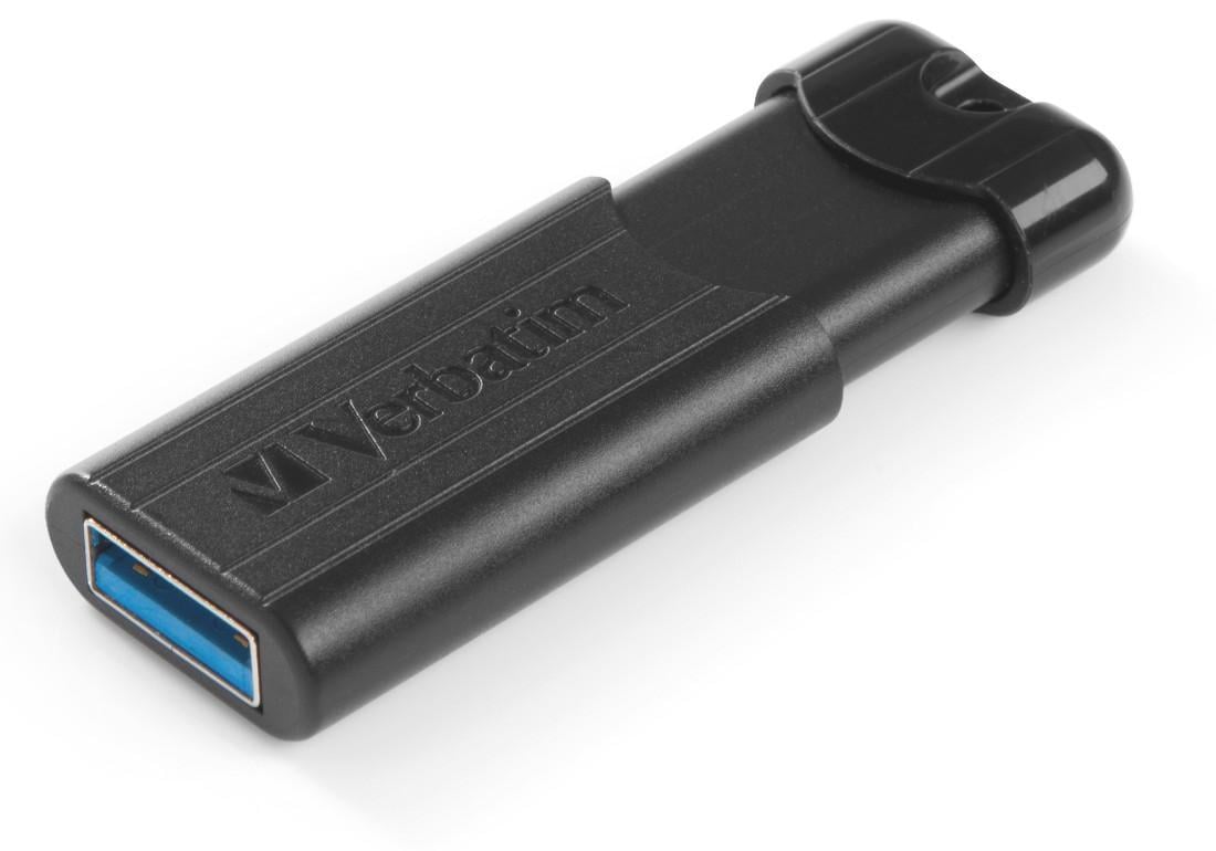 Memoria USB 3.0 PinStripe da 32Gb Colore Nero VERBATIM - immagine 4