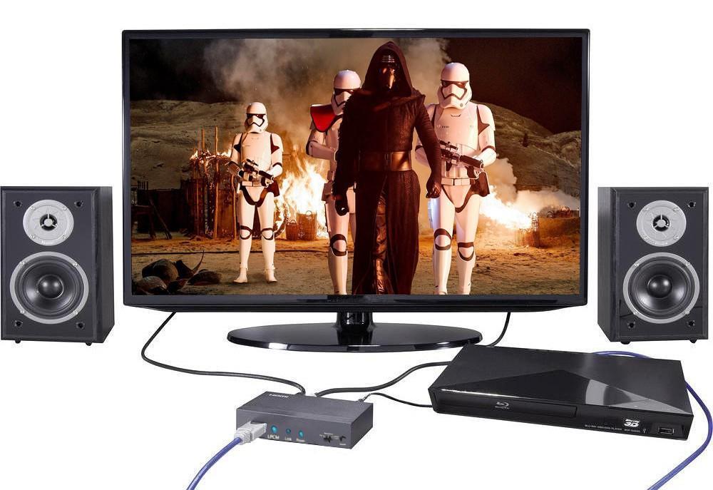 Estrattore Audio LPCM 2CH da HDMI 4K 60Hz YUV4:4:4 TECHLY - immagine 3