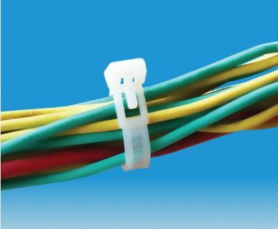 Fascette Fermacavi Riutilizzabili 150x7,6mm in Nylon 100pz Bianco TECHLY - immagine 4