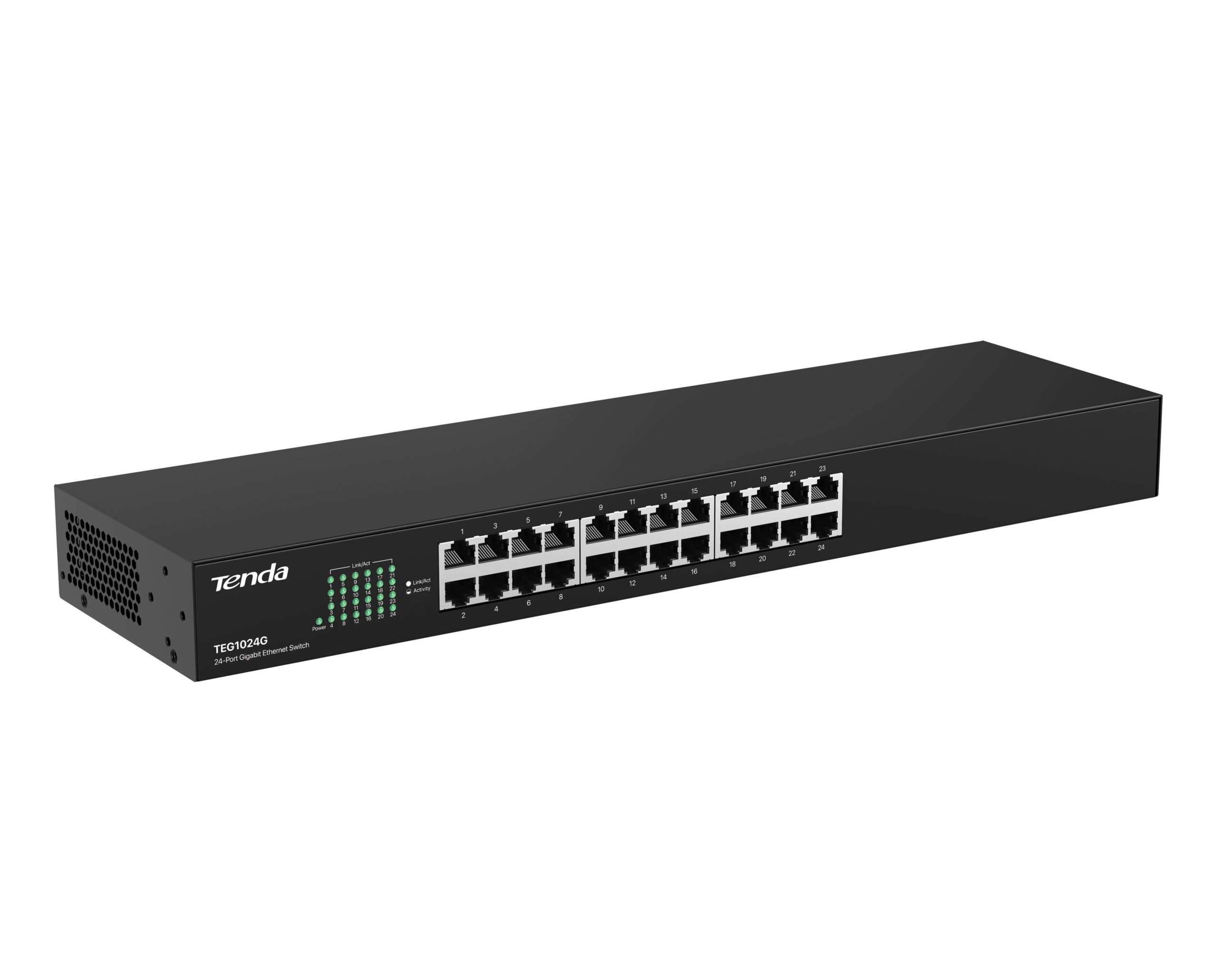 Switch 24 Porte Gigabit Installabile a Rack TEG1024G TENDA - immagine 3
