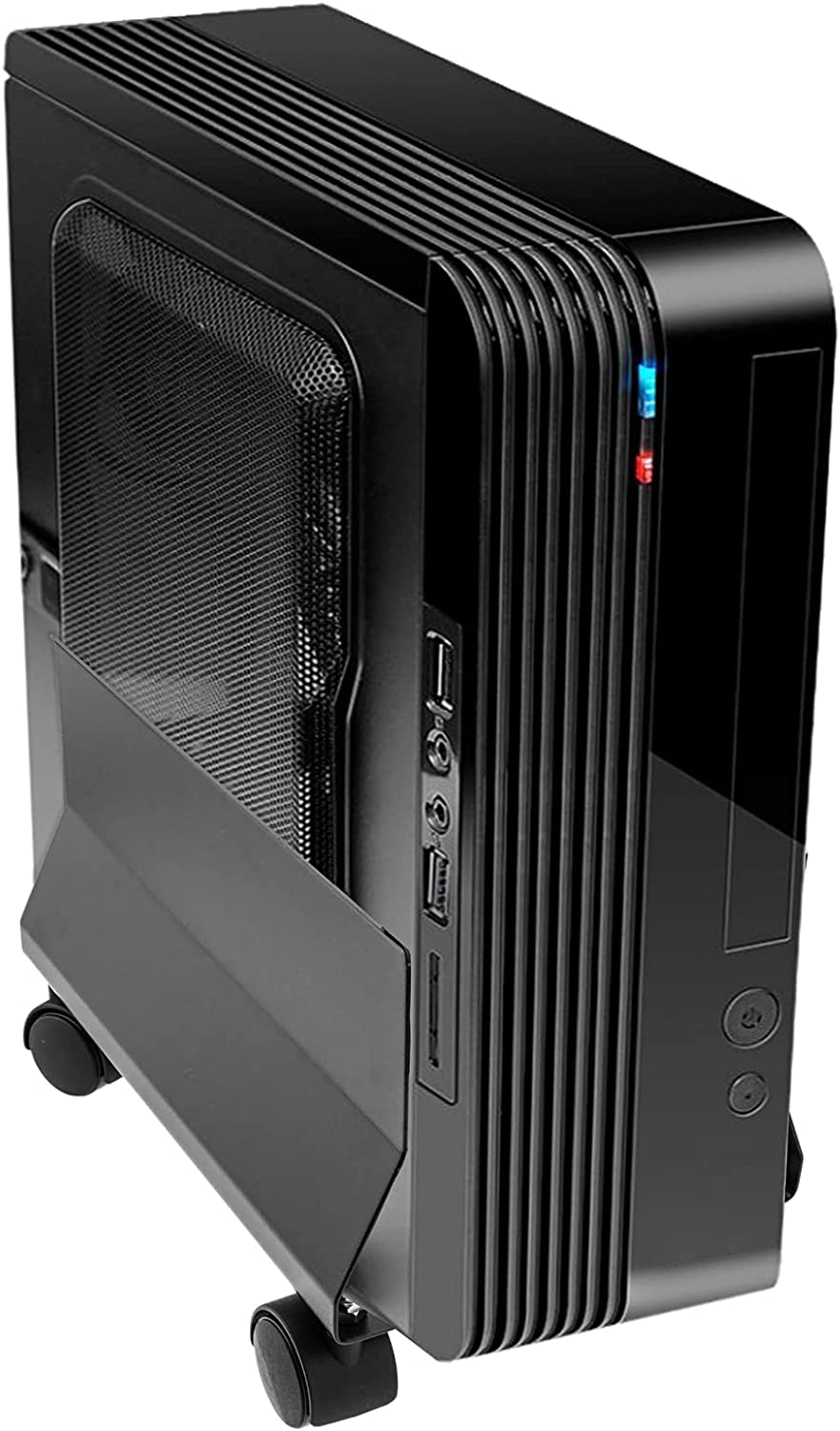 Supporto per PC in Acciaio con Ruote Nero TECHLY - immagine 4
