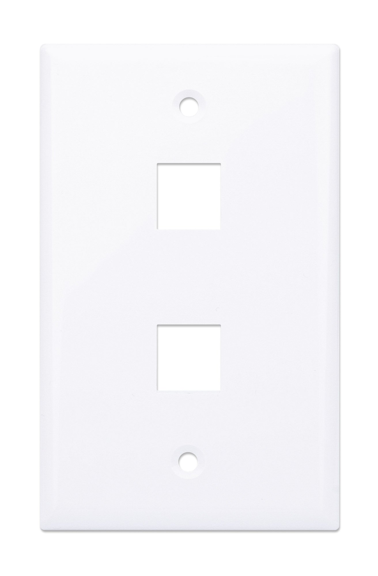 Placca Porta Frutti Bianca 2 Posti - Mod.503 INTELLINET - immagine 4