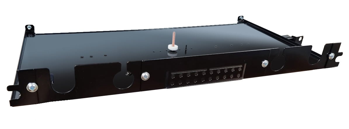 Cassetto Ottico 19'' con 12 bussole SC Simplex Monomodale Nero INTELLINET - immagine 4