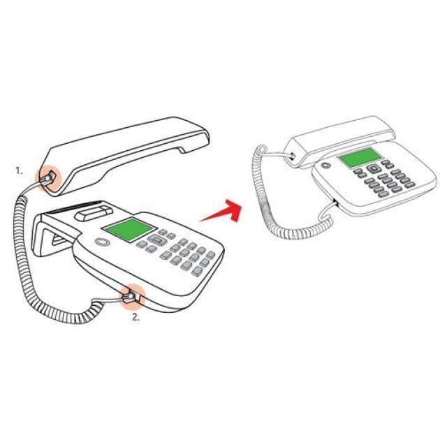 Cavo telefonico a spirale 4mt RJ10 Bianco INTELLINET - immagine 4