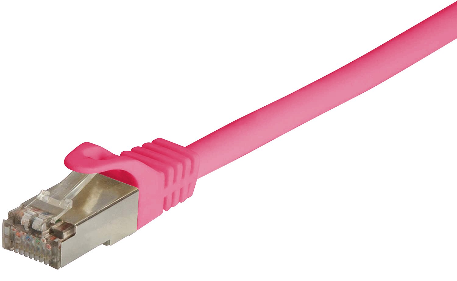 Cavo di rete Patch in CCA Schermato Cat. 6 Rosa F/UTP 1 m Bulk TECHLY PROFESSIONAL - immagine 3