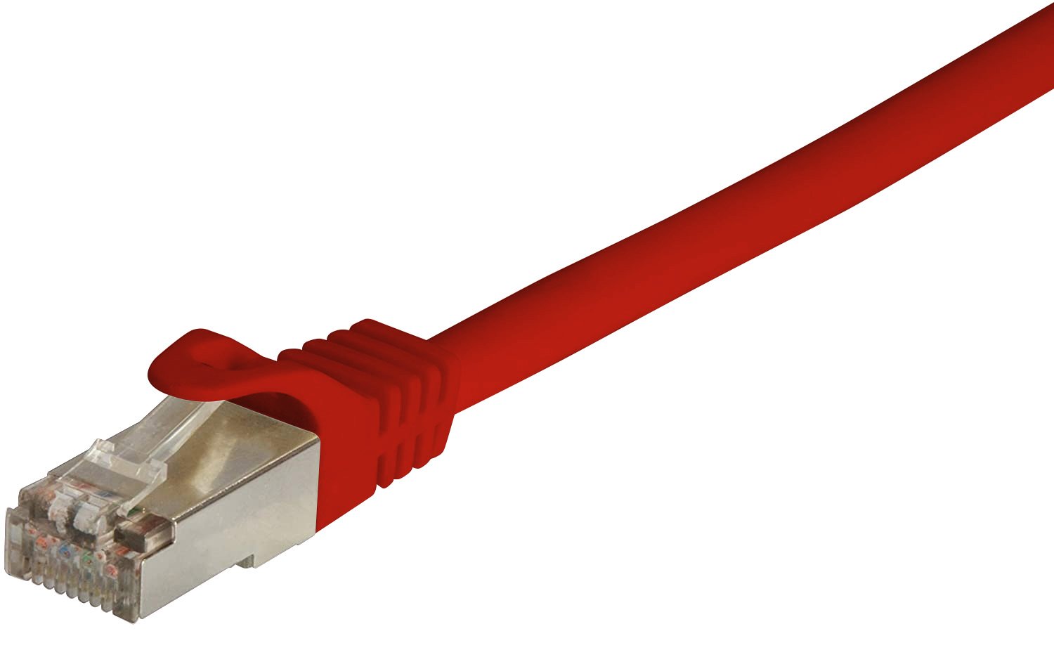 Cavo di rete Patch in CCA Schermato Cat. 6 Rosso F/UTP 0,5 m Bulk TECHLY PROFESSIONAL - immagine 3