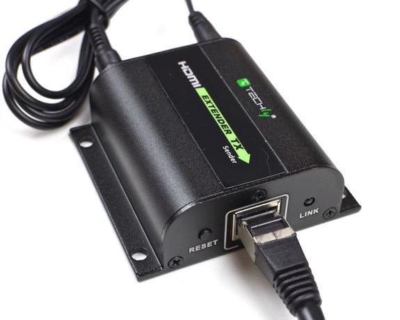 Extender HDMI Full HD 3D IR su cavo Cat.5E/6/6A/7 60m Autoregolato TECHLY - immagine 4