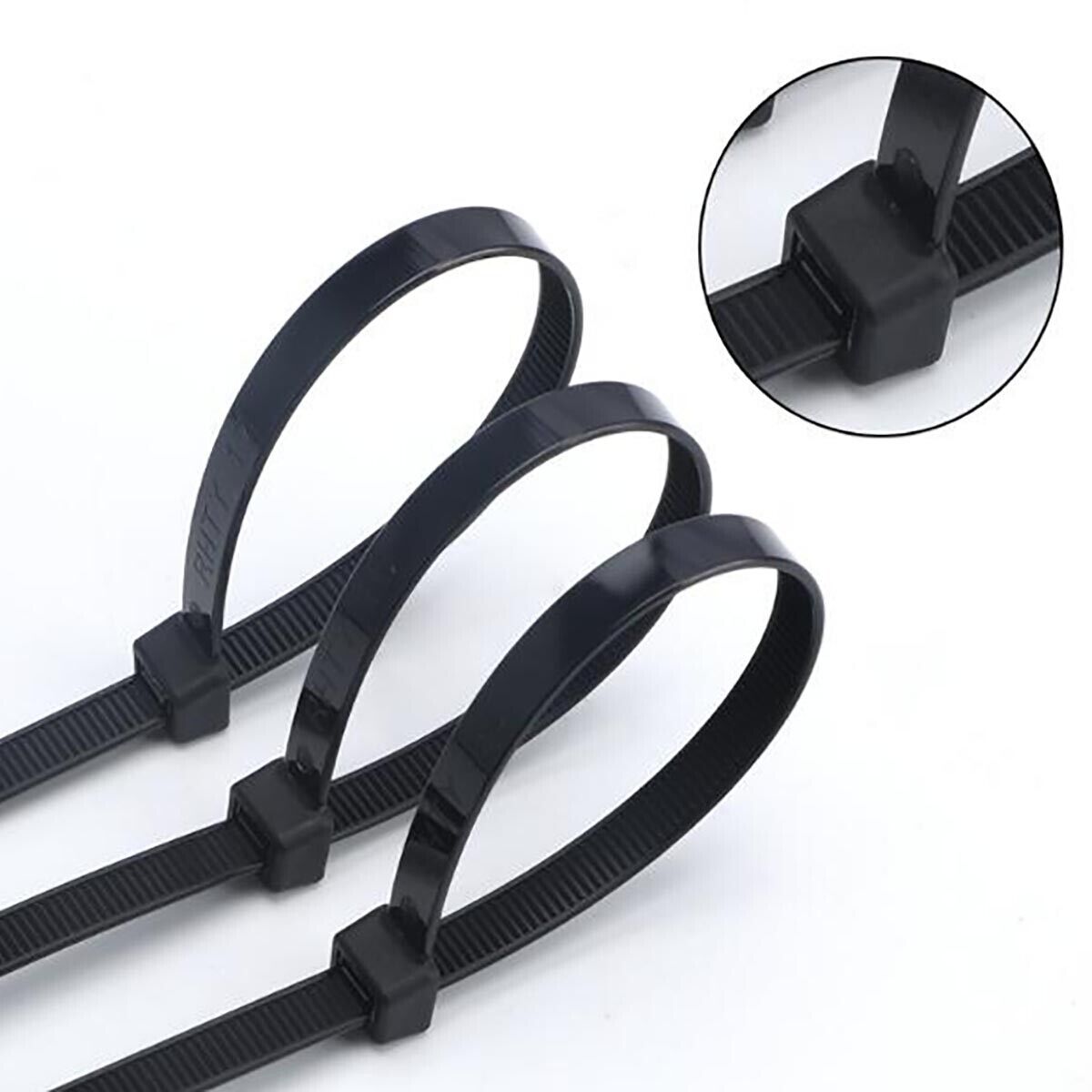 Fascette Fermacavi Autobloccanti 140x3,6mm in Nylon 100pz Nero TECHLY - immagine 4