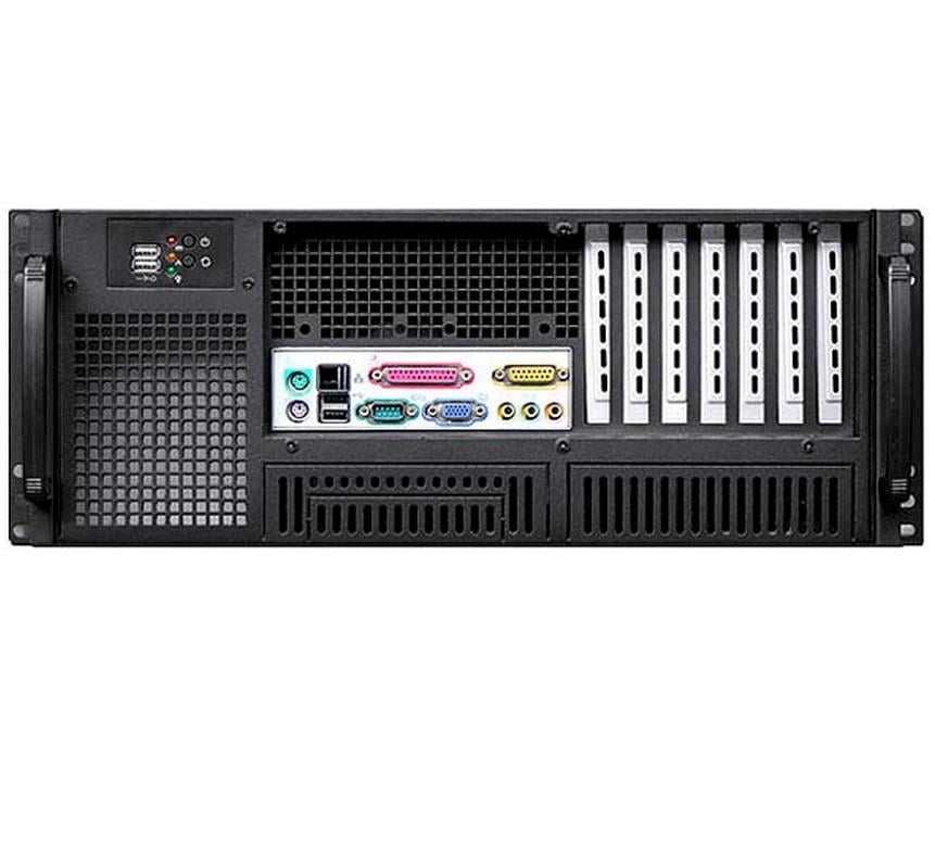 Chassis Industriale Rack 19''/Desktop 4U Ultra Compatto Nero TECHLY - immagine 4