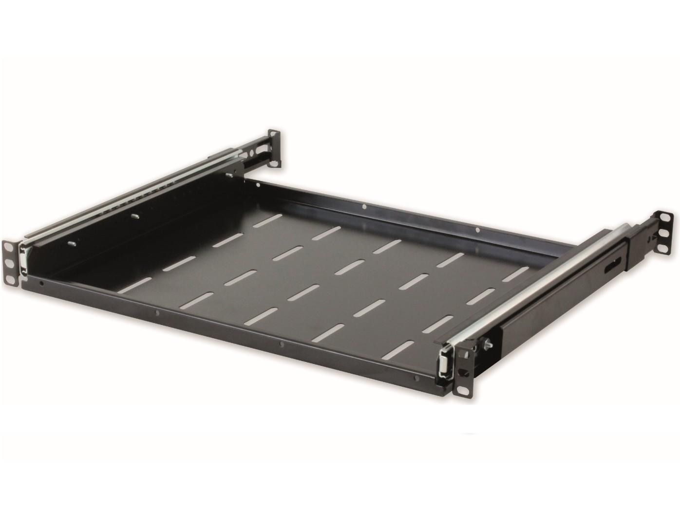 Mensola per Rack 19'' Estraibile 350mm Nera INTELLINET - immagine 4