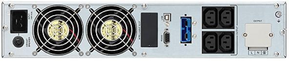 Gruppo di Continuità UPS E3 Pro 3000VA 2700W On Line Nero INFOSEC - immagine 4