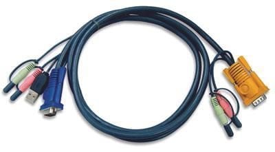 Cavo KVM HD15 USB Audio 3m: 2L-5303U ATEN - immagine 3