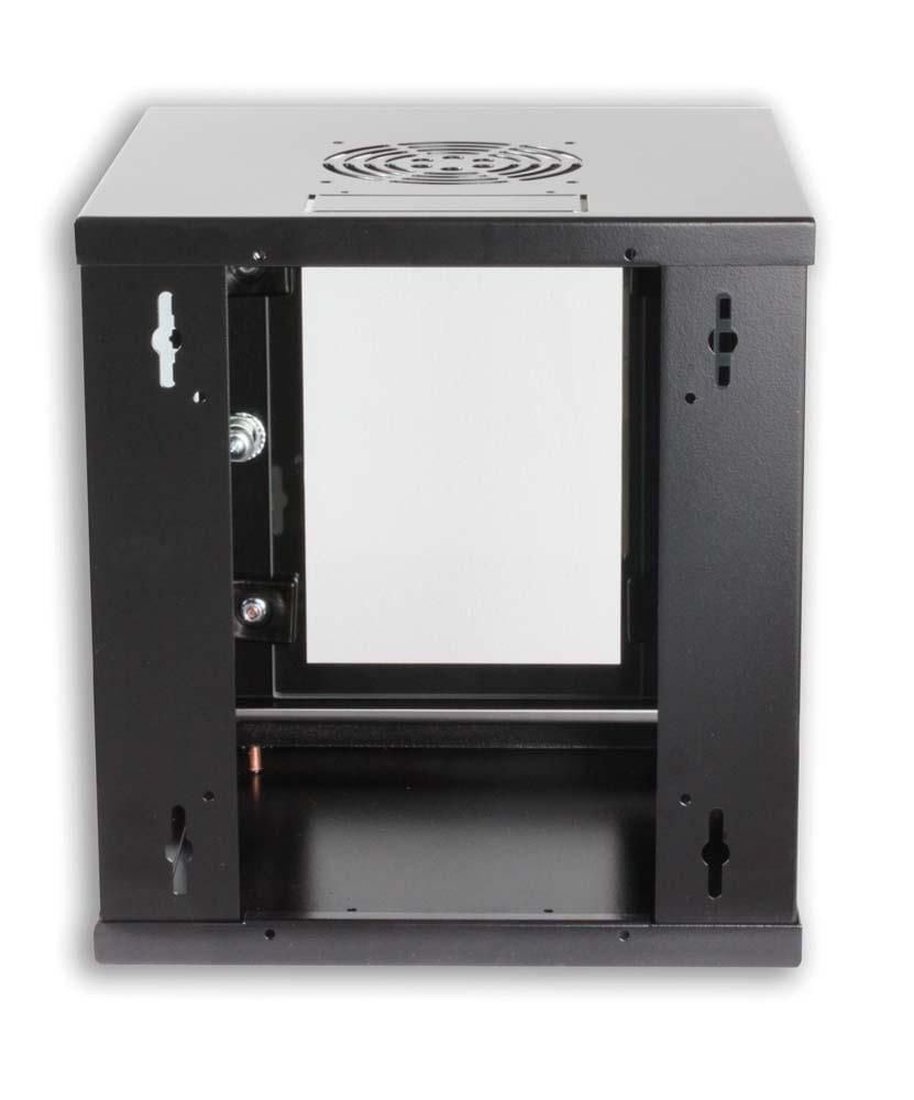Armadio Rack 10'' a Muro Nero - 6U INTELLINET - immagine 4
