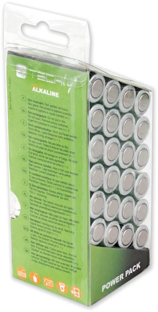 Multipack 24 Batterie High Power Stilo AA Alcaline LR06 1,5V TECHLY - immagine 4