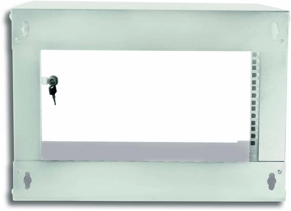 Armadio Rack 19'' a Muro 6U prof. 320 Grigio Assemblato TECHLY PROFESSIONAL - immagine 4