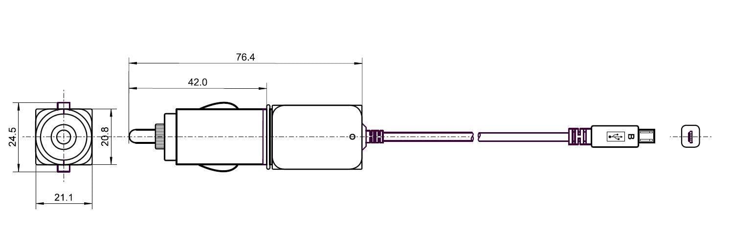 Alimentatore Auto Micro-USB 1A 12/24V TECHLY - immagine 3