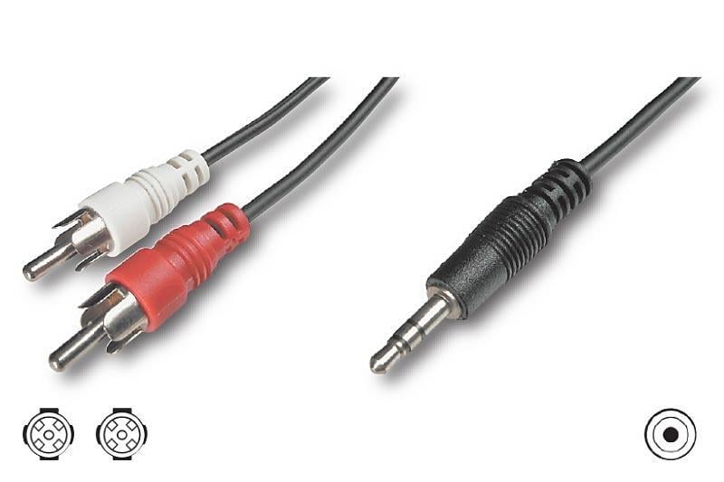 Cavo RCA maschio 3,5 mm stereo 5 mt GOOBAY - immagine 4