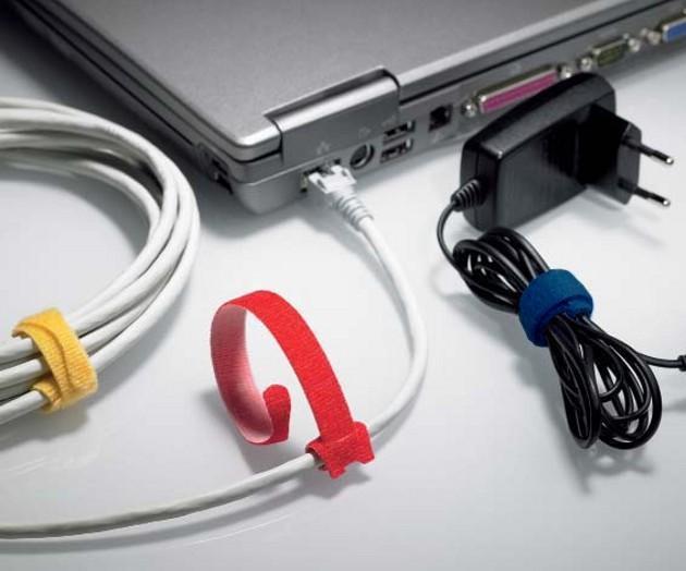 Fascette Fermacavo Colorate in Velcro Set da 5 pz LOGILINK - immagine 4