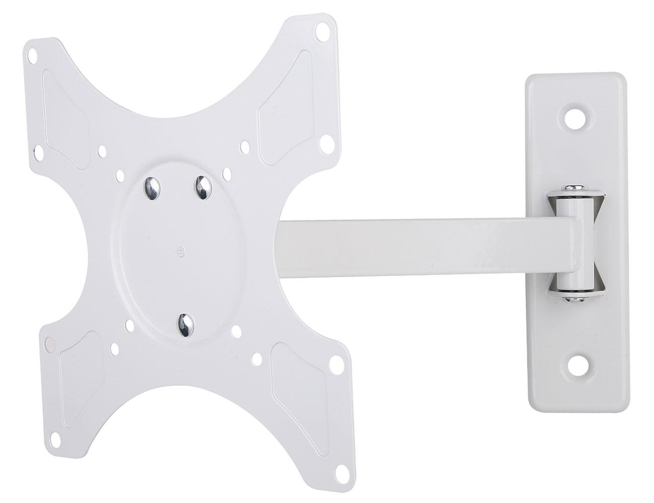 Supporto a muro per TV LED LCD 19 - 37'' inclinabile 2 snodi bianco TECHLY - immagine 4